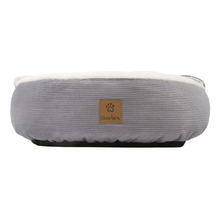 Snookie Hooded Corduroy Dog Bed